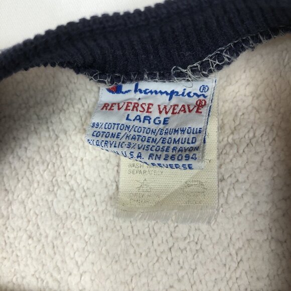 Vintage Champion Reverse Weave Snowbird Ski Resort Gray Crewneck Sweatshirt Larg - Picture 5 of 10